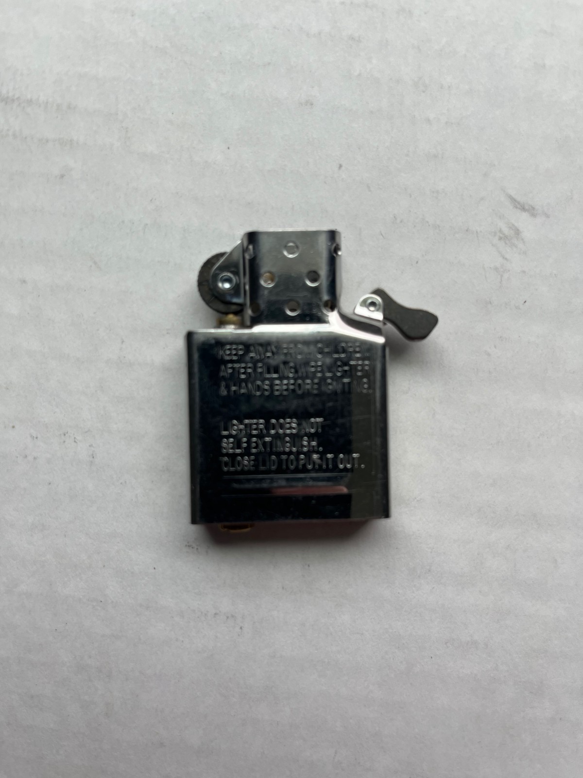 Zippo Lighter Fender Guitar 2015 Never been fired.