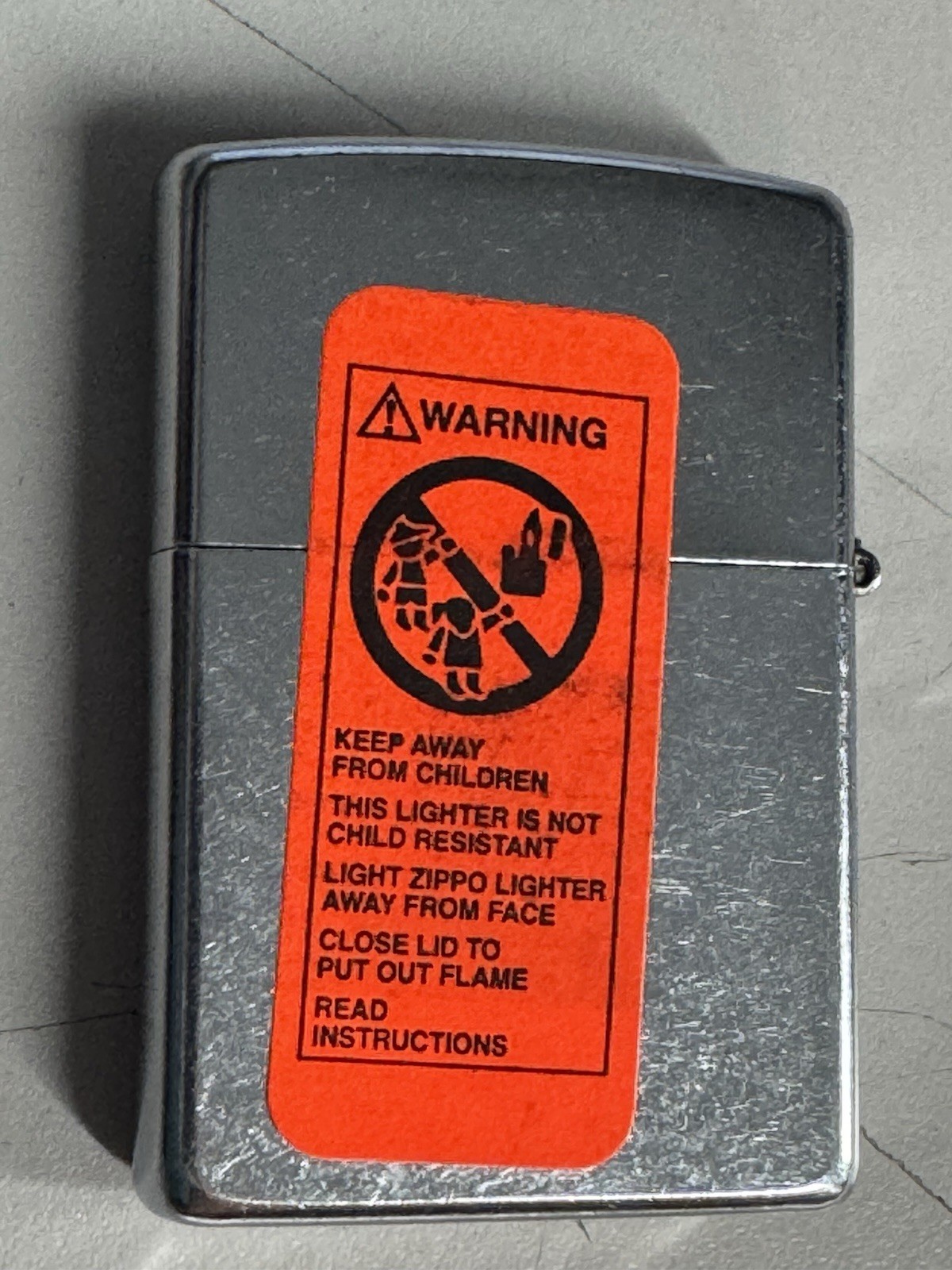 ZIPPO 2002 HOT COOL ZIPPO ITS ALL THE SAME CHROME LIGHTER SEALED IN BOX D654