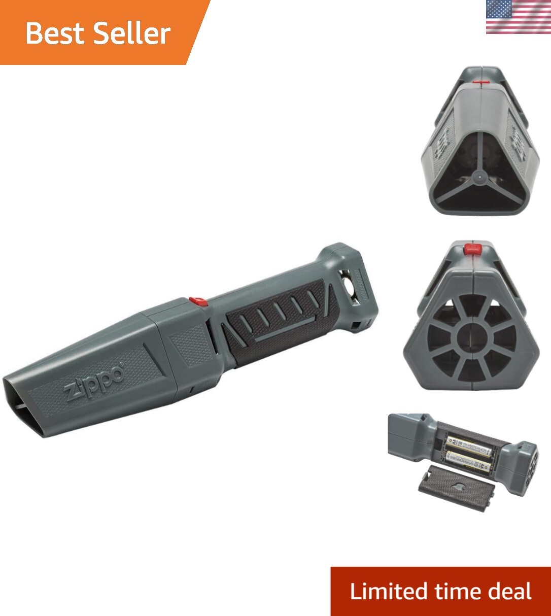 Durable Battery-Powered Bellows for Optimal Fire Airflow – One Size Fits All
