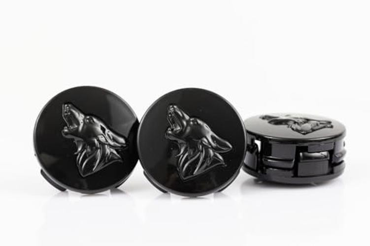 Coyote Wheel Center Caps for Ford Mustang- Fits 2015+ OEM Wheels – 54mm Chrome