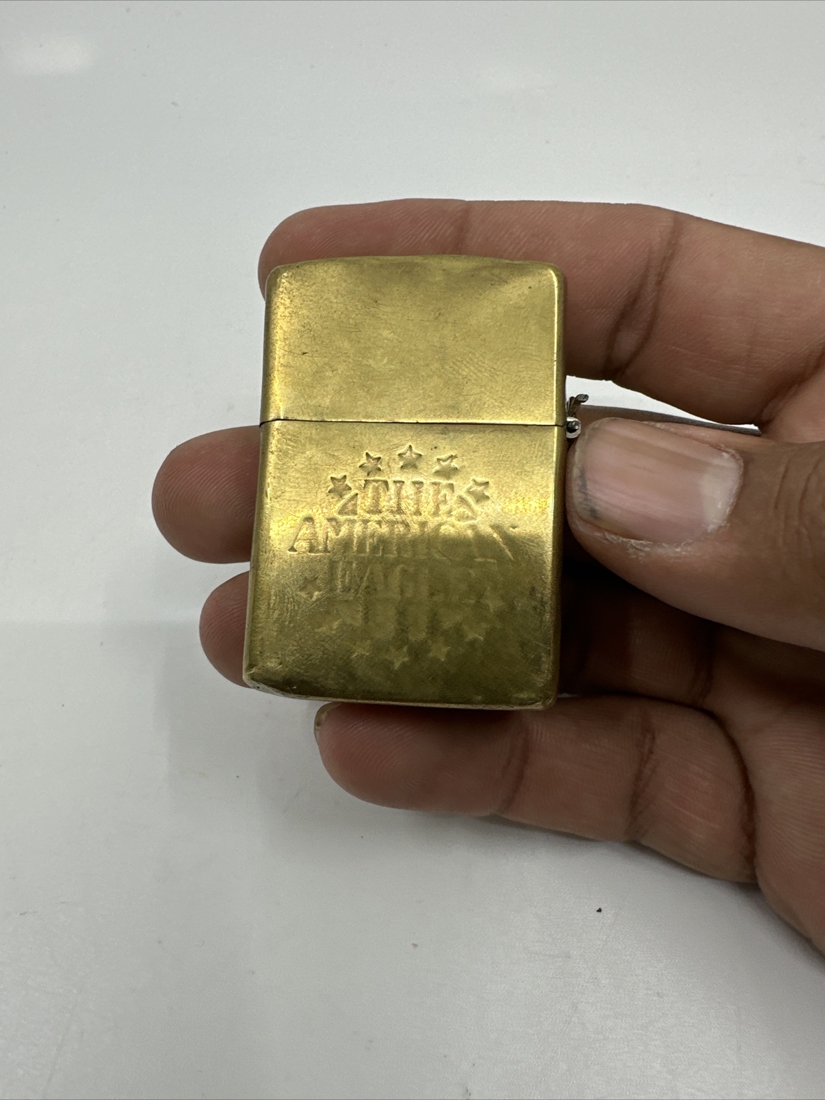 1995 ZIPPO Brass The American Eagle Bradford PA 2-1/4″ x 1-1/4″