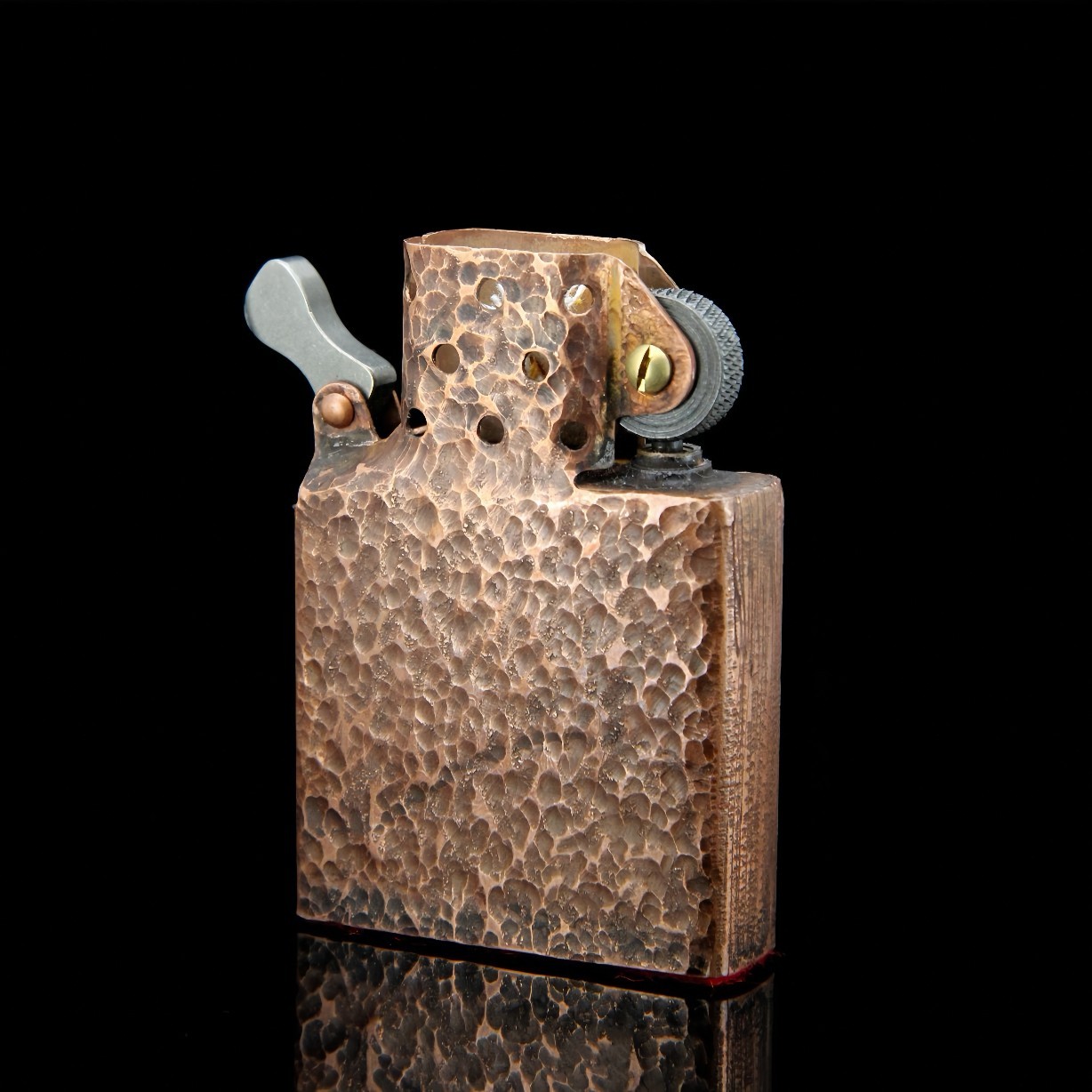 Vintage Rare Red Copper Lighter Insert Flint Wheel Ignition FOR ZIPPO Lighters