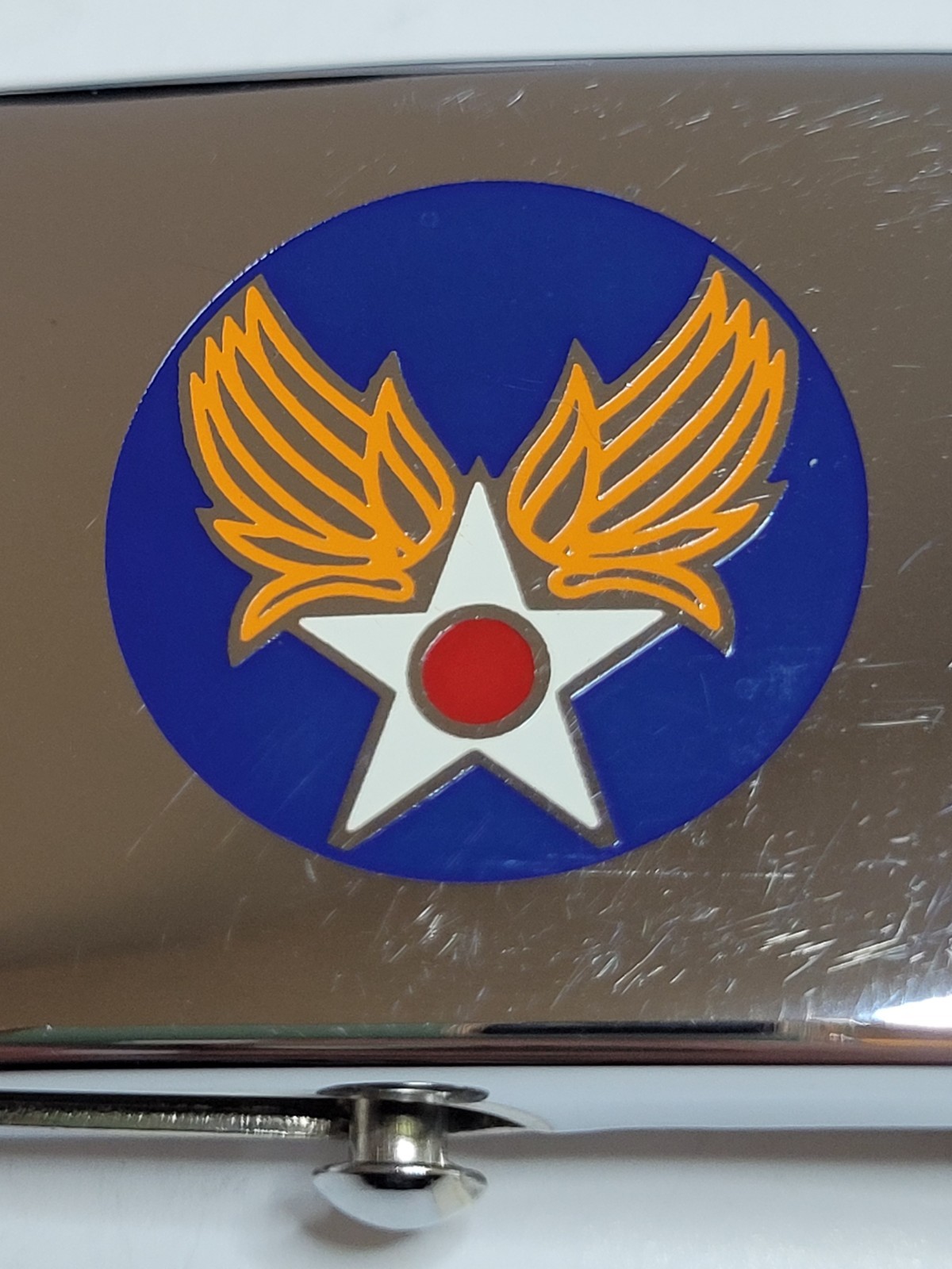 Vintage Zippo USAAF Belt Buckle No. 5950 with Original Box