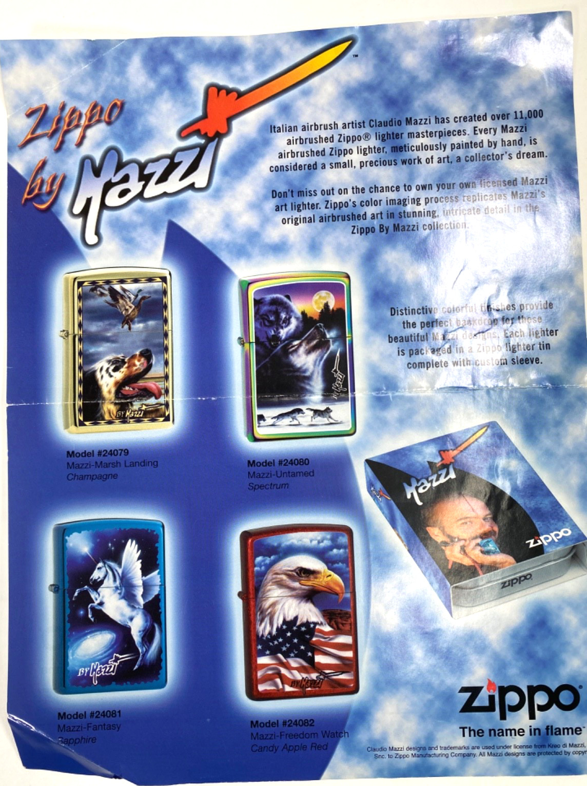 2007 ZIPPO LIGHTERS CATALOG and other advertising material 75TH ANNIVERSARY