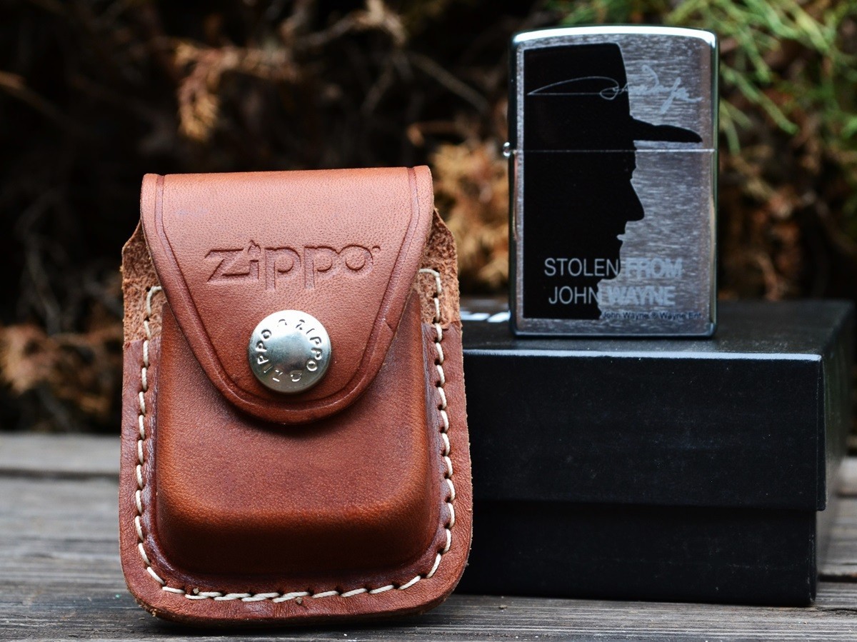 Zippo Lighter & Pouch Set – Stolen From John Wayne – Limited Edition – # 24209
