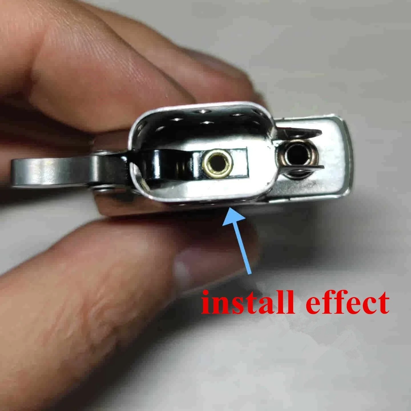 DIY Zippo Lighter Repair Kit Cam Spring Bow Plate Rivets Steel Parts Set