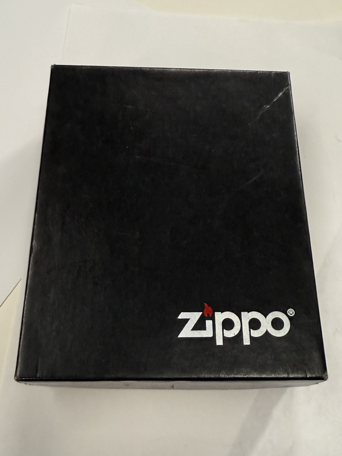 ZIPPO 2001 BLACK ICE LIGHTER UNFIRED W/ CASE XX BONE PEANUT KNIFE SET N BOX #275