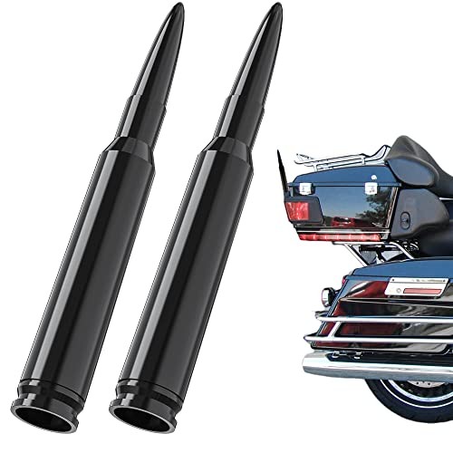 Short Motorcycle Antenna for Harley Davidson 1989-2025 Touring Street 2-Pack