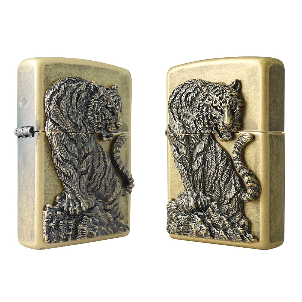 Zippo Hunter BRA Lighters Genuine Authentic Org Packing 6 Flints set GIFT