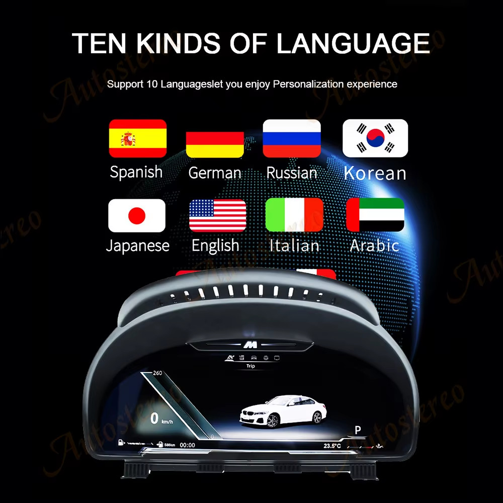 M Sport Virtual Cockpit Digital Cluster Car Odometer Screen For BMW 5GT F07 5 F1