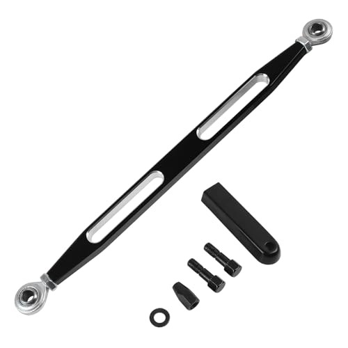 Motorcycle Gear Shift Linkage, Shifter Linkage Compatible for 12-13″ Black