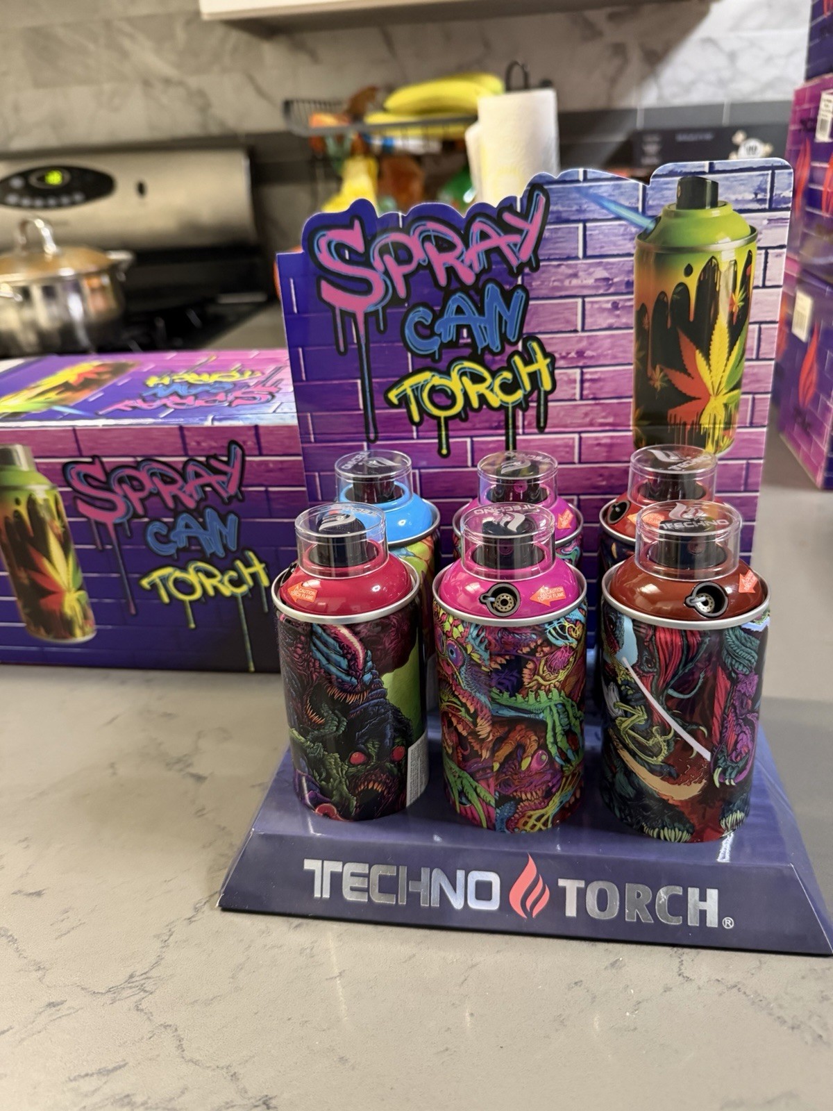 TECHNO SMALL SPRAY CAN TORCH-COUNT 1