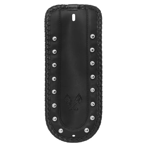 Motorcycle Rear fenders Bib Vinyl PU Leather 2018-2020 Vinyl Leather with Rivet