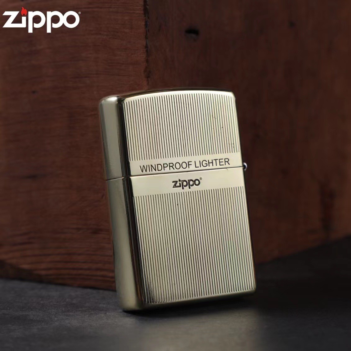 Zippo Vertical Stripe Gentleman Lighter – Gift & Collectible