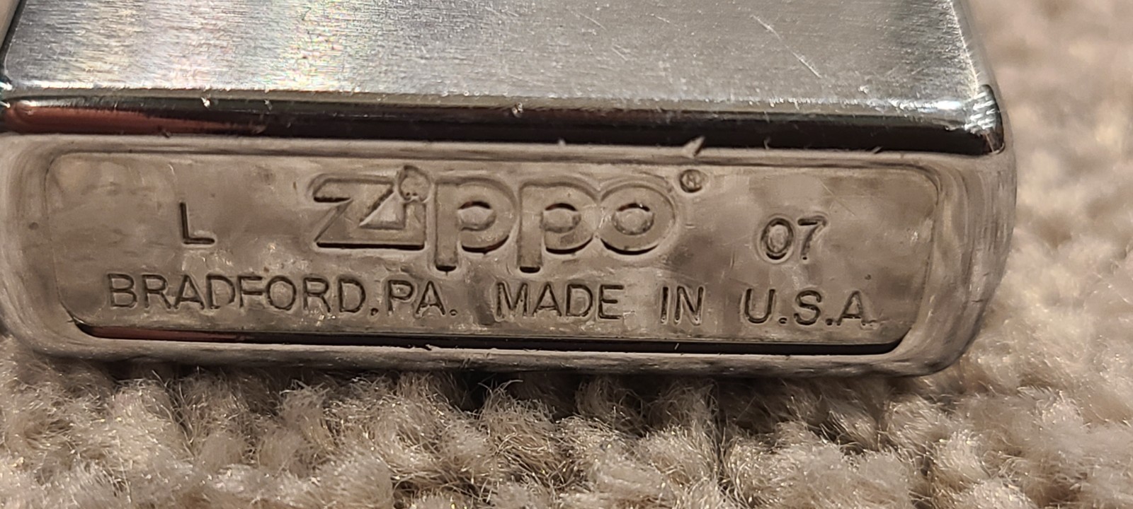 USA zippo lighter Jesus Christian Leather Belt pouch 07 L Ichthys case