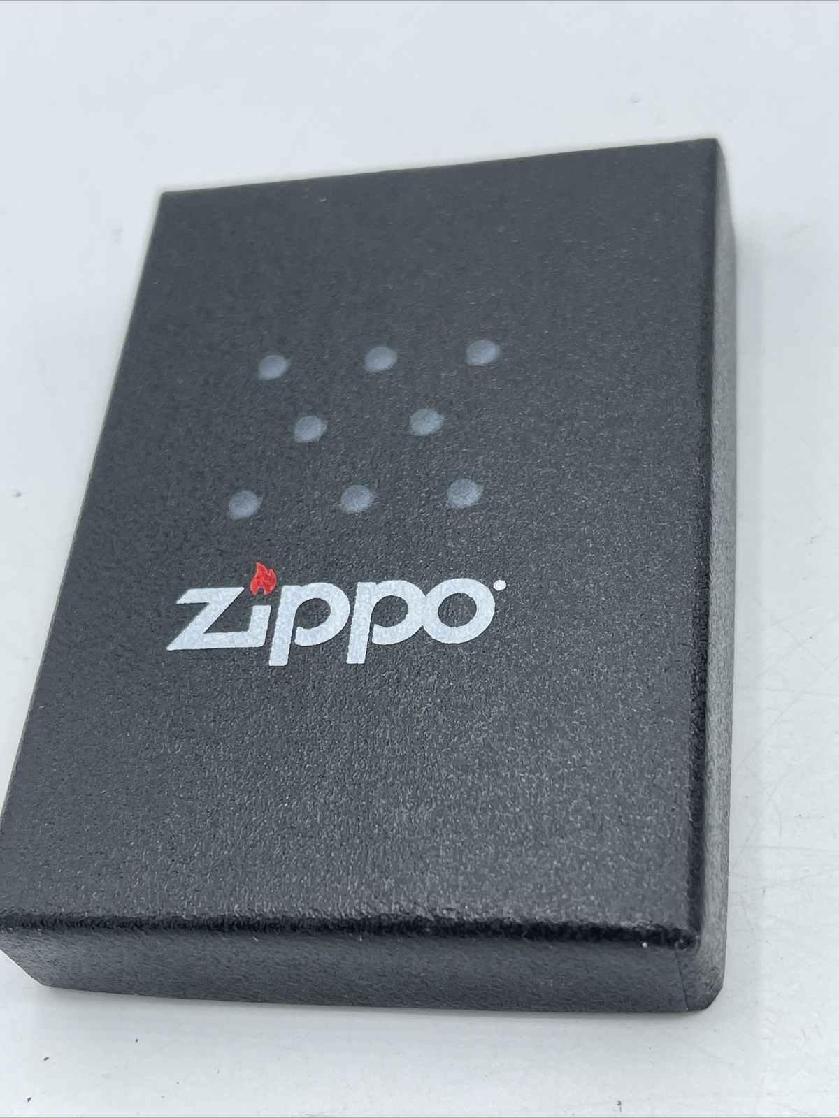 Zippo Black Ice Lighter w/ Zippo Logo Model 150ZL
