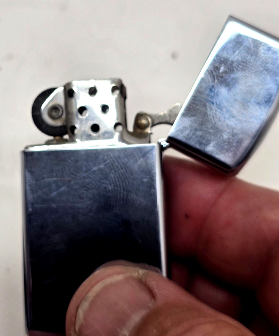 USS Carpenter DD-825 USN Navy Vintage 1958 High Polished Zippo Slim Lighter HTF