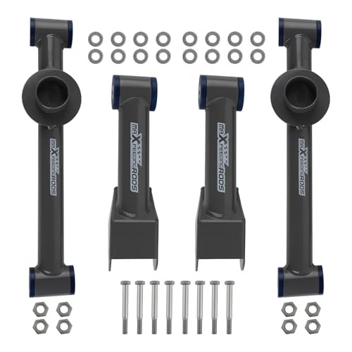 Rear Control Arms Kit for Ford Mustang, Mercury Capri 1979-2004, Cobras Gray