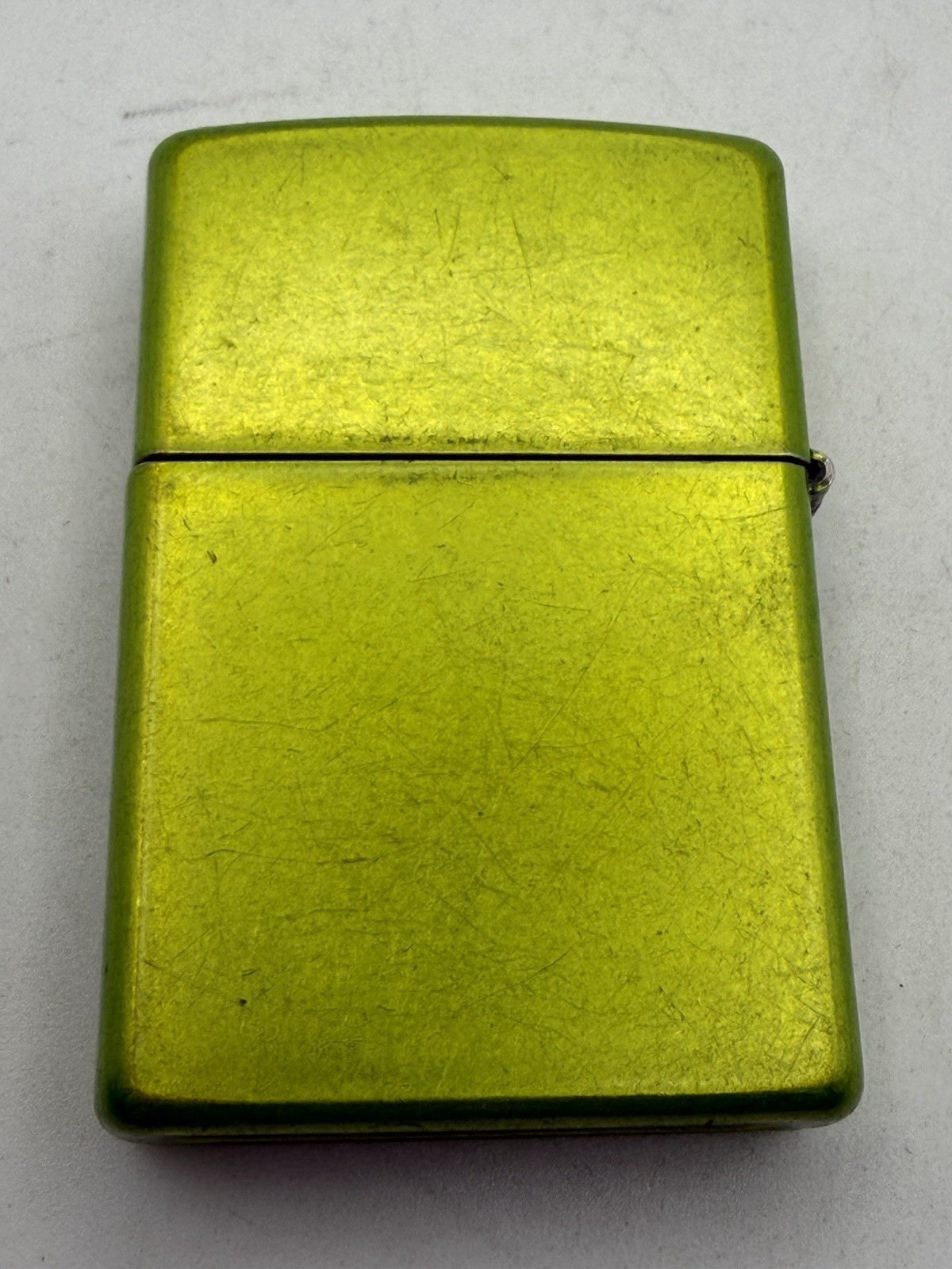 Vintage 2011 Harley Davidson Bar & Shield Metallic Green Zippo Lighter