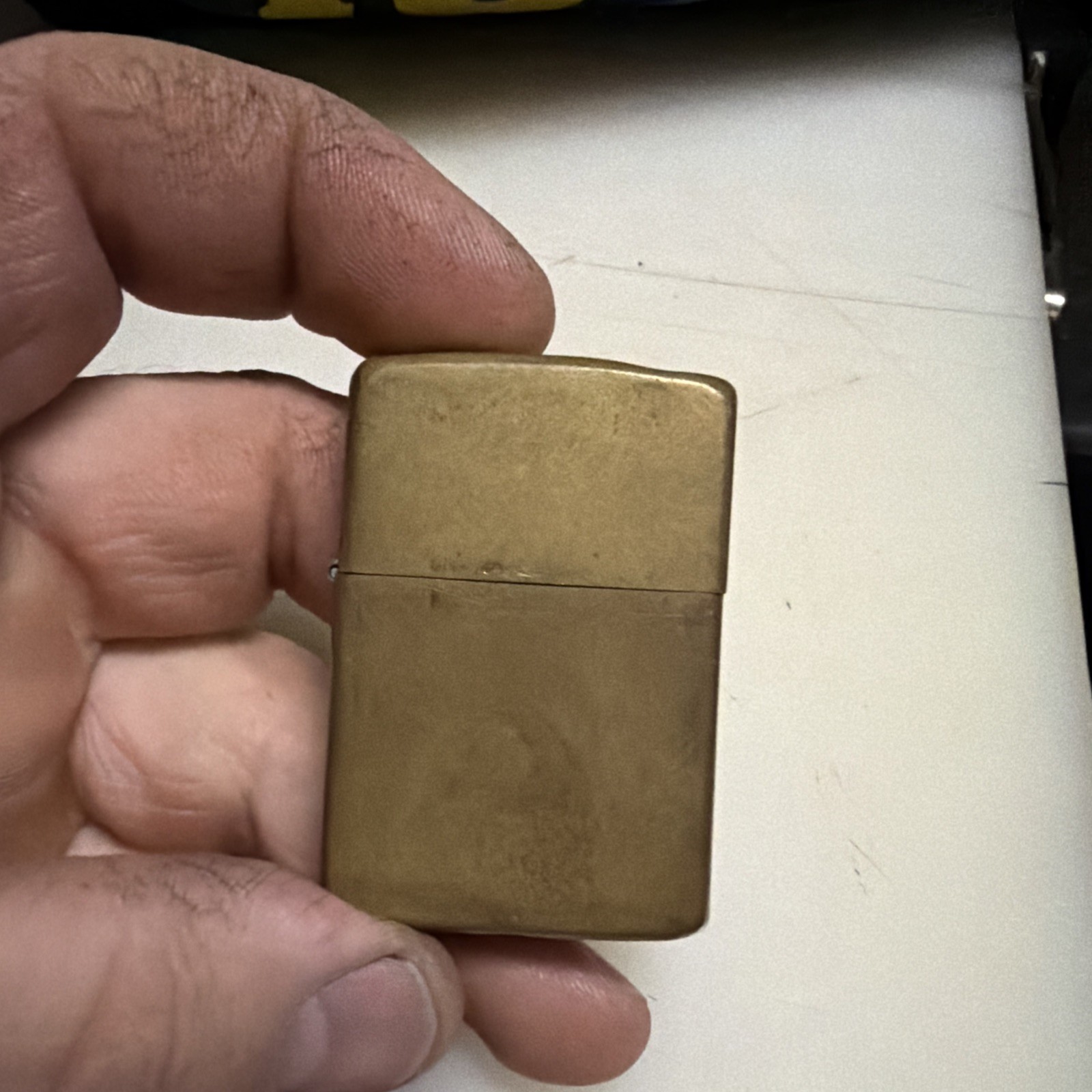 Vintage 1932-1989 Solid Brass Zippo Lighter