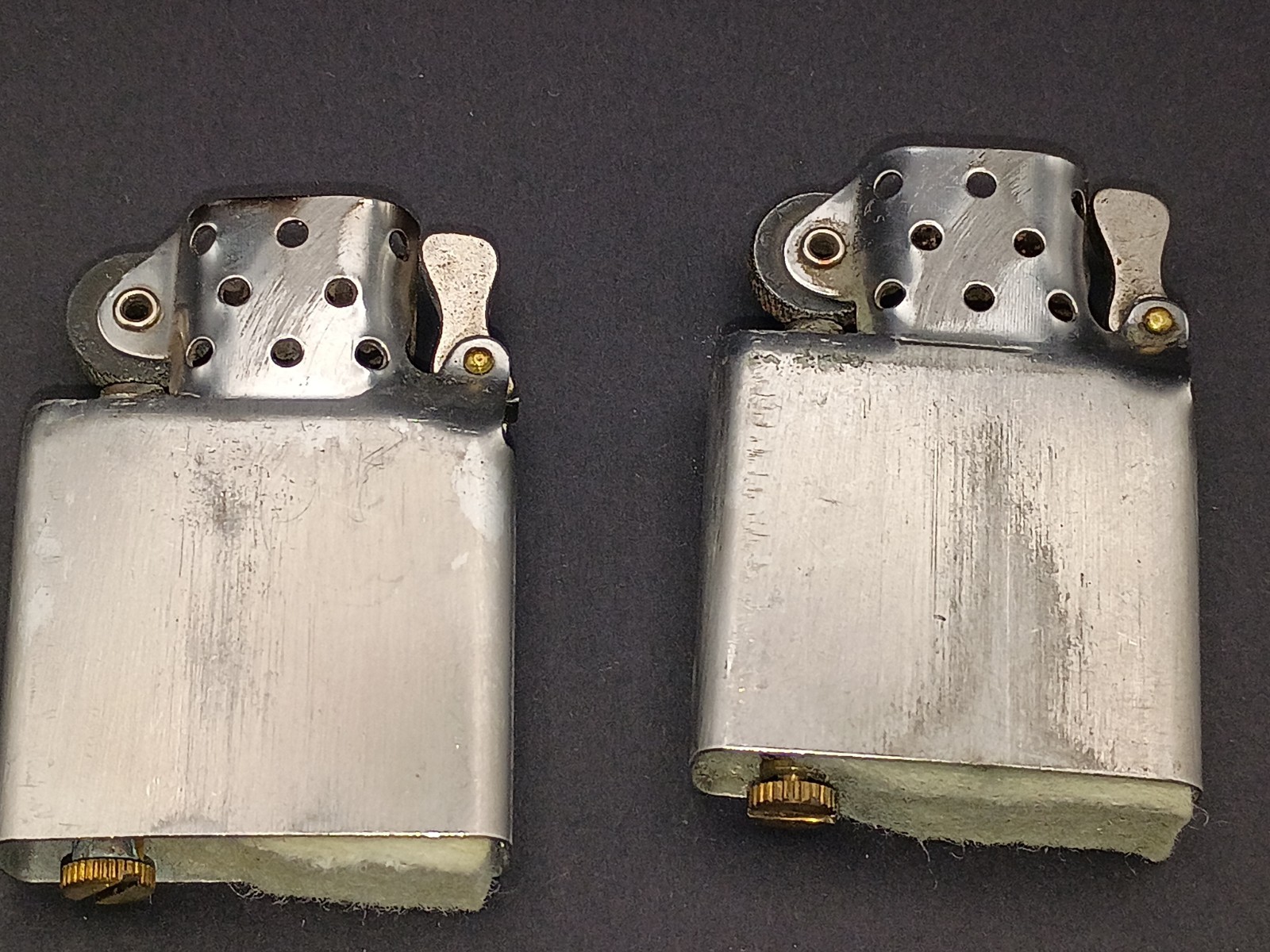(2) BF Goodrich 1958 Zippo Lighters With Original Box And Papers