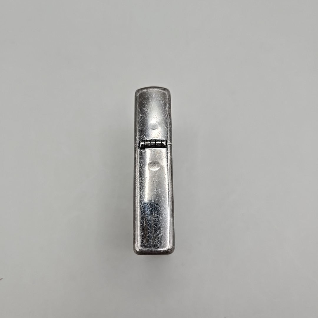 Zippo 2007 A 07 Silver Brushed Chrome Flip Top Pocket Lighter Made In USA