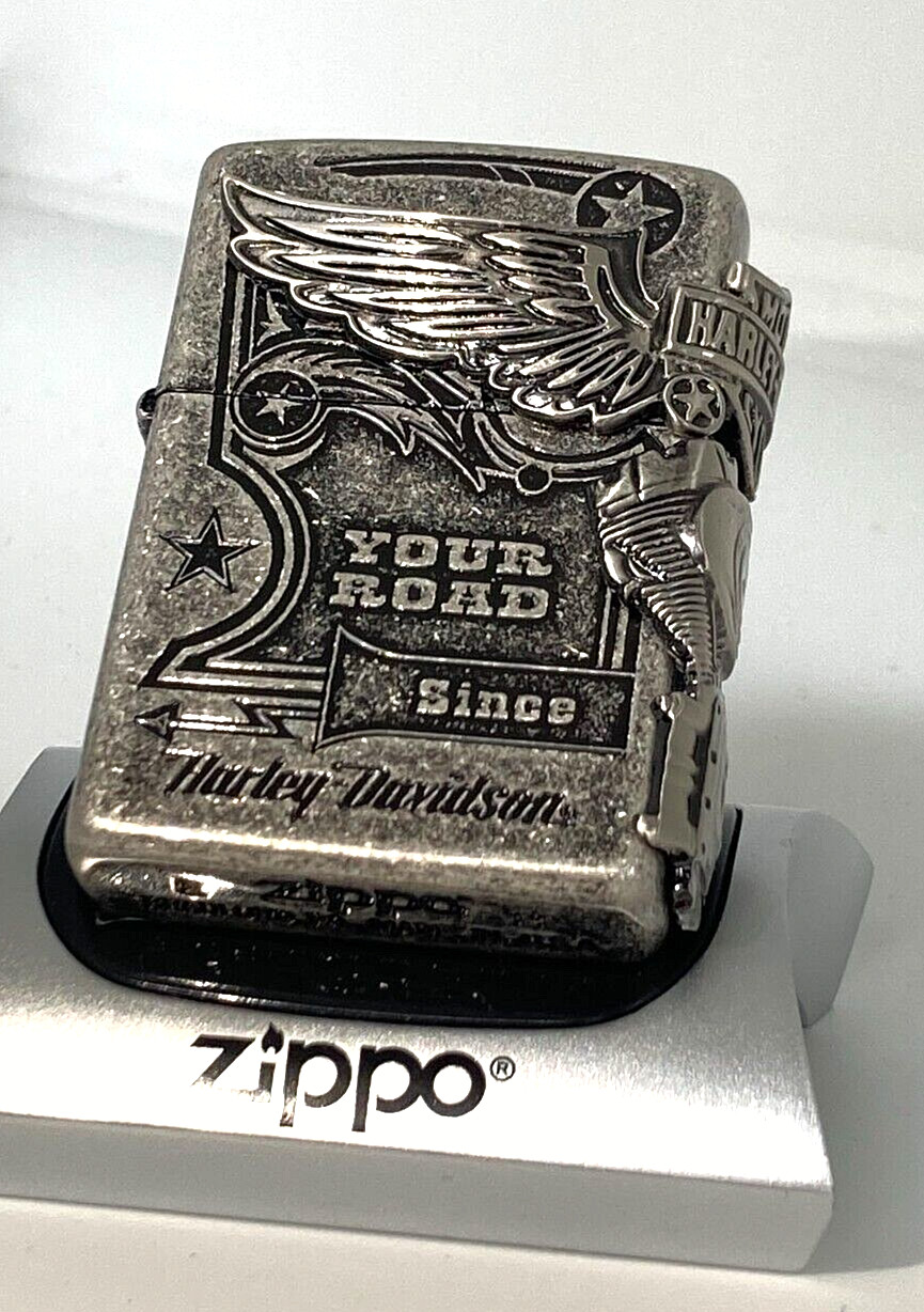 Bargain!!Zippo Harley Davidson HDP-28 Lighter. BRAND NEW, Rare, Japanese Model