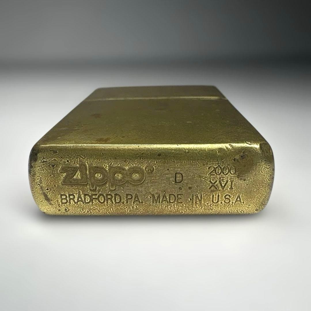 [2000 Millennium] ZIPPO Solid Brass