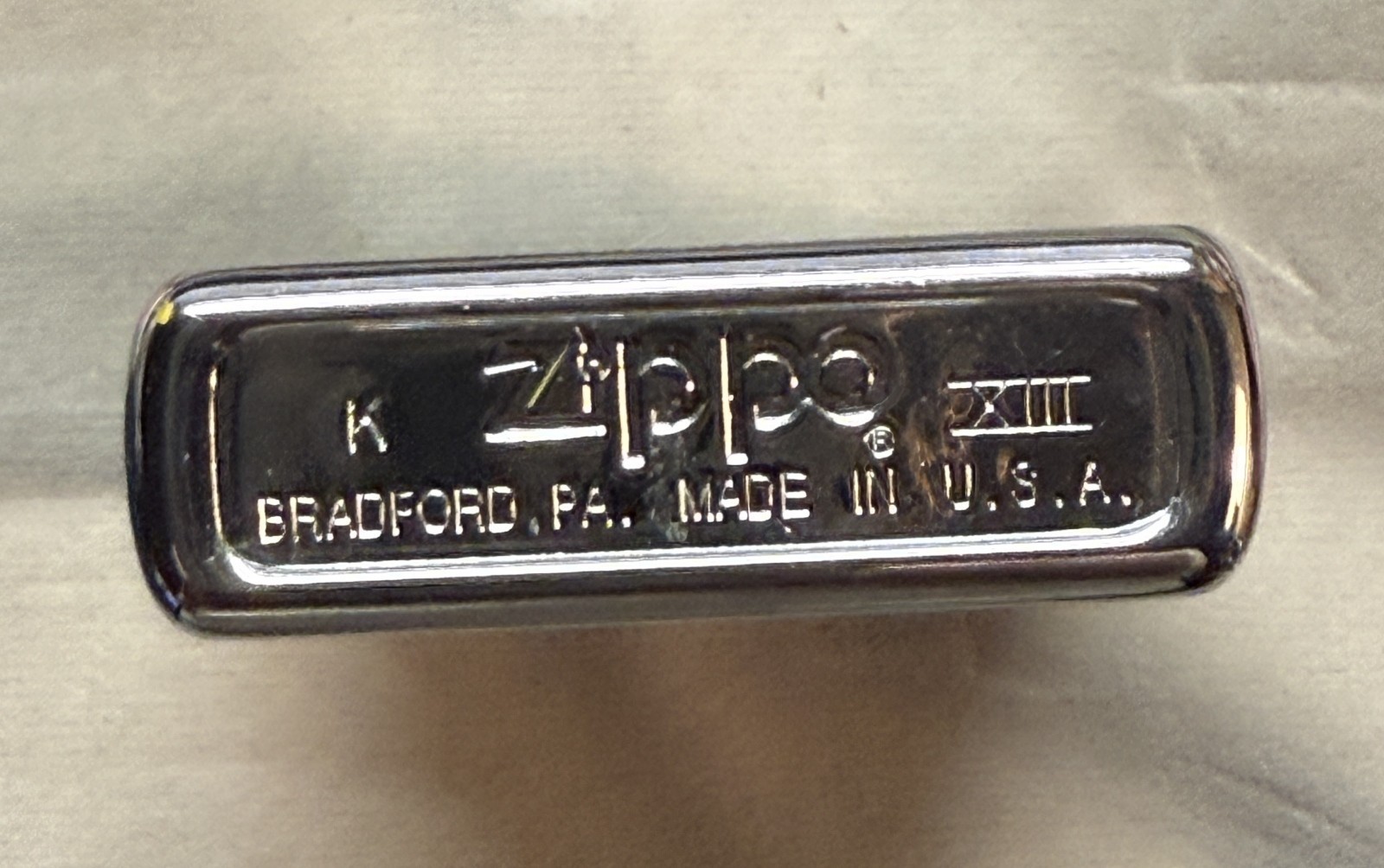 Vintage 1997 Zippo American Embassy LONDON, England, unused.