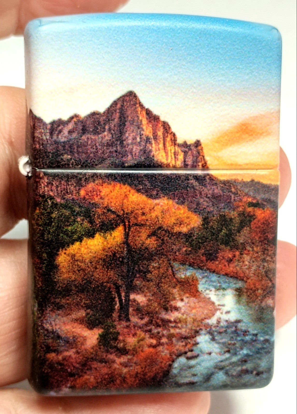 Zippo Virgin River Zion V.2 Design Lighter #49352 Made in USA New Never Used