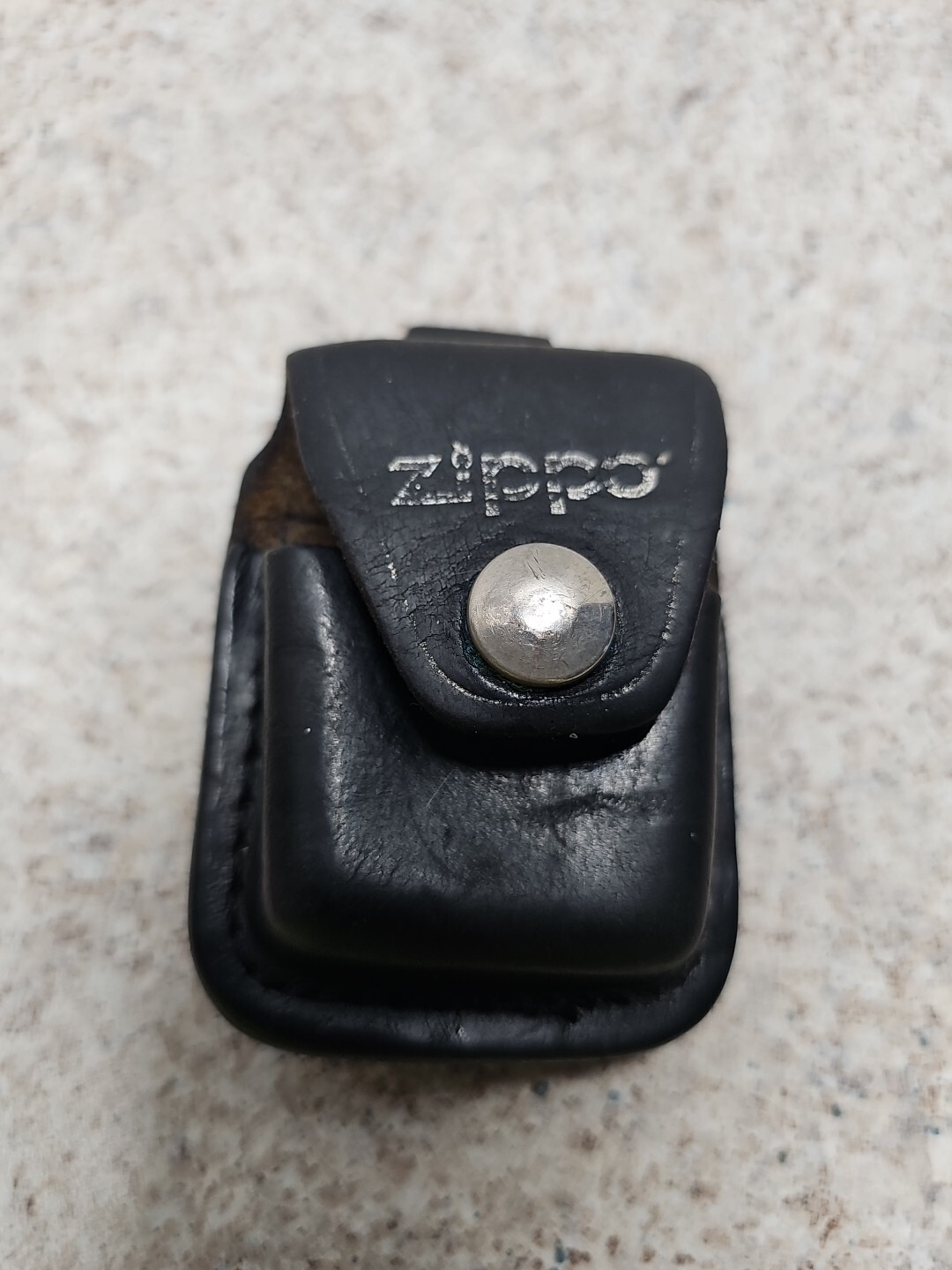 Vintage 1977 ||| ZIPPO || With Black Leather Case For Belt