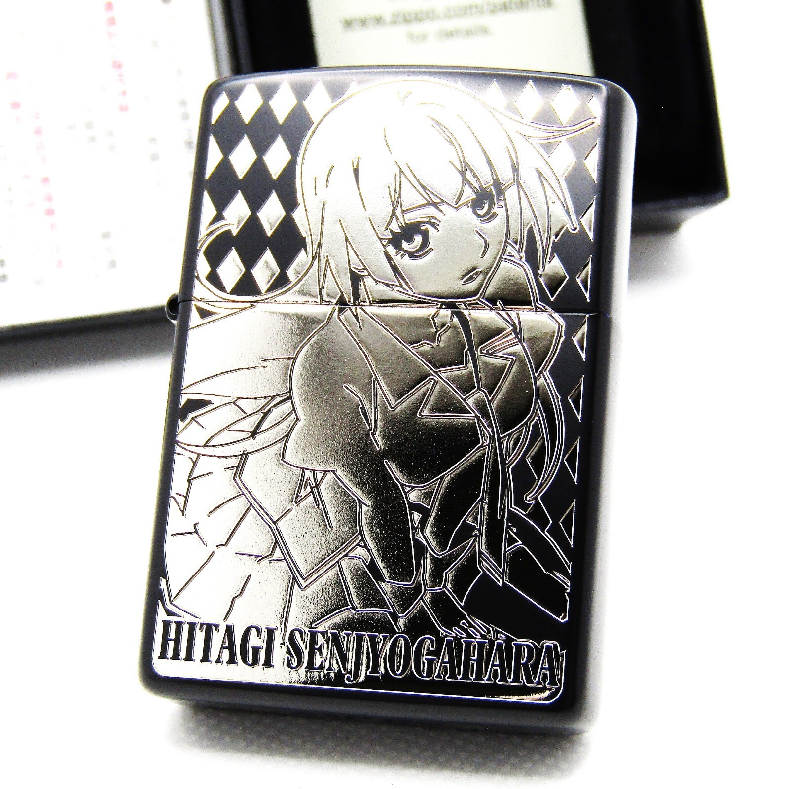 Monogatari Series Hitagi Senjougahara Japan Anime Zippo Oil Lighter 2024 MIB