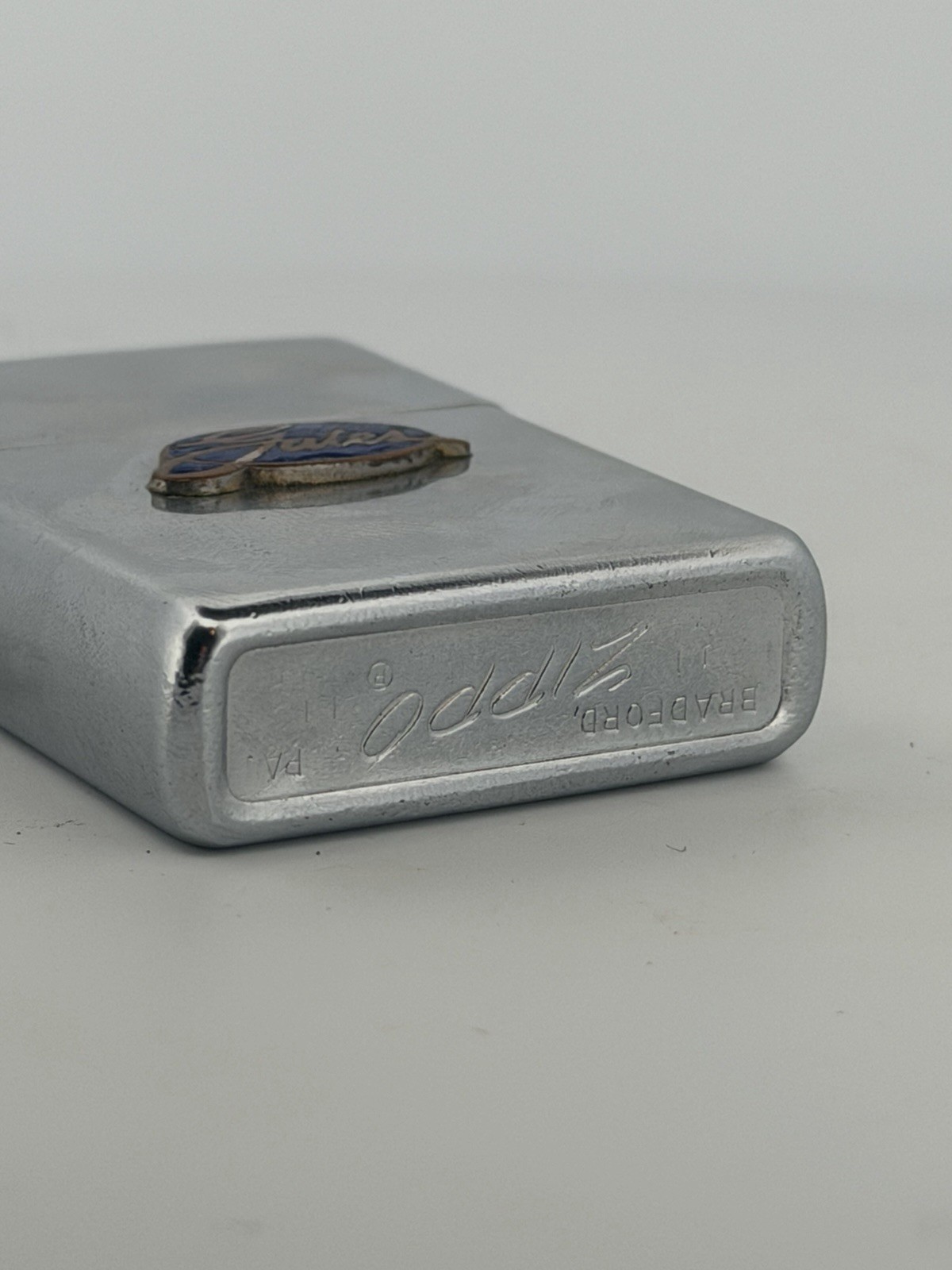 Rare Gates Zippo Lighter Vintage Used 1960s Automotive Advertising