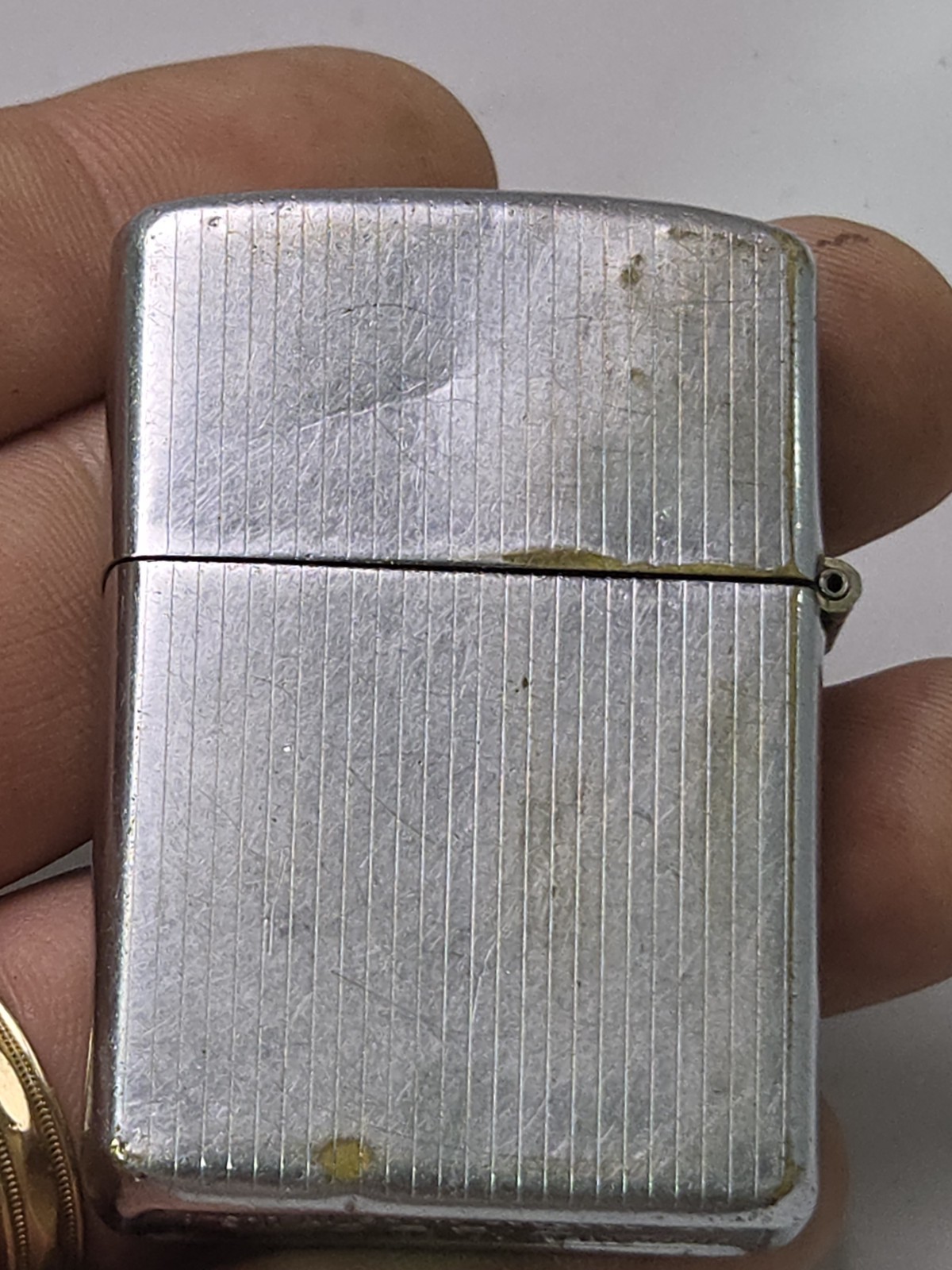 Vintage zippo 1947-1948 Pin Stripe „TRY“