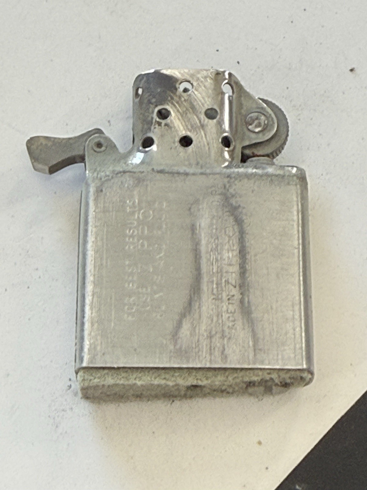 ZIPPO 1964 DURKEE FAMOUS FOODS ADVERTISING LIGHTER U254