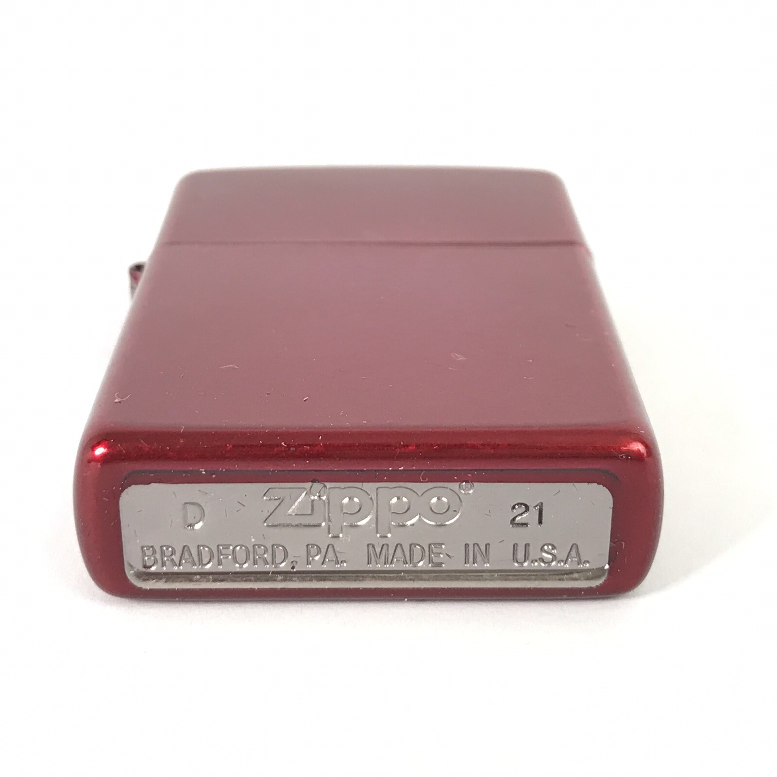 Zippo Windproof Lighter – Candy Apple Red – NEW With Original Box 21063