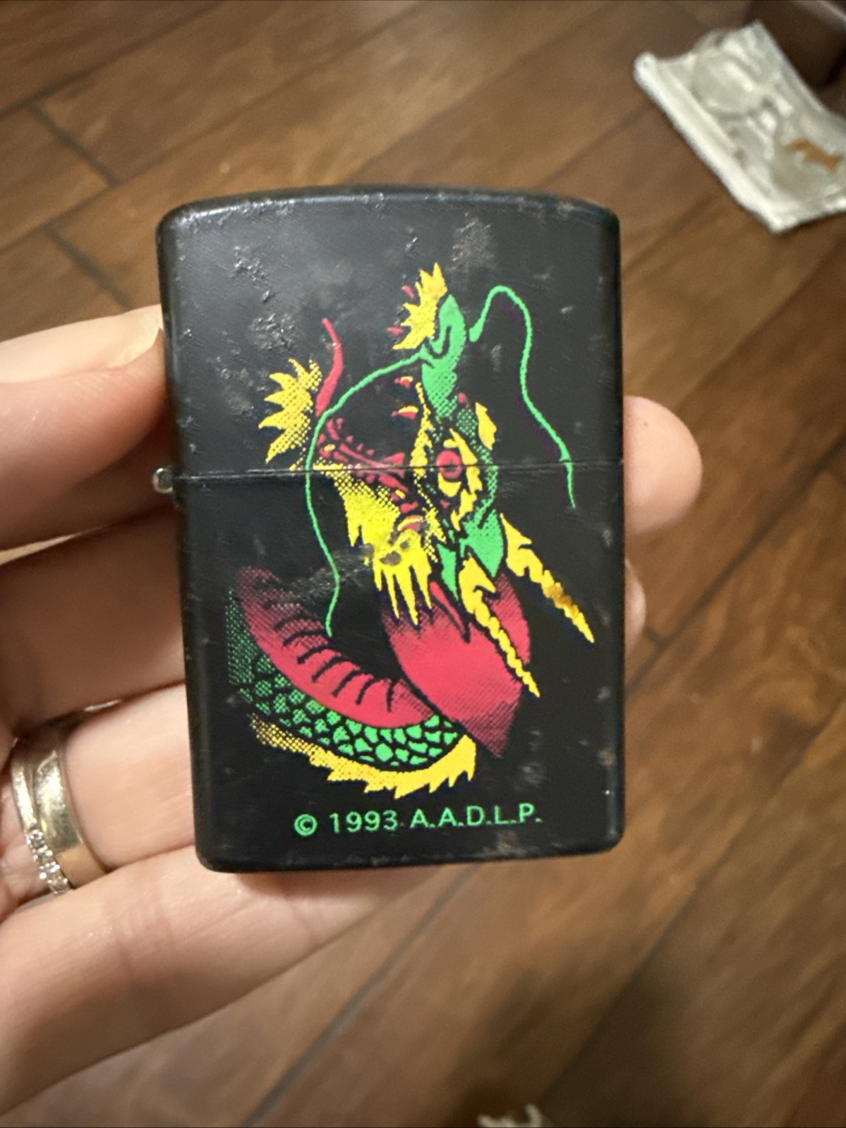 1993 A.A.D.L.P Zippo Lighter Chinese Dragon
