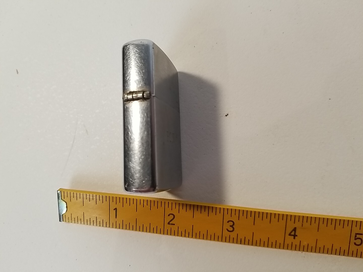 ZIPPO LIGHTER 1978 VINTAGE BRUSH CHROME NAME ENGRAVED Vintage Retro 11 Flints