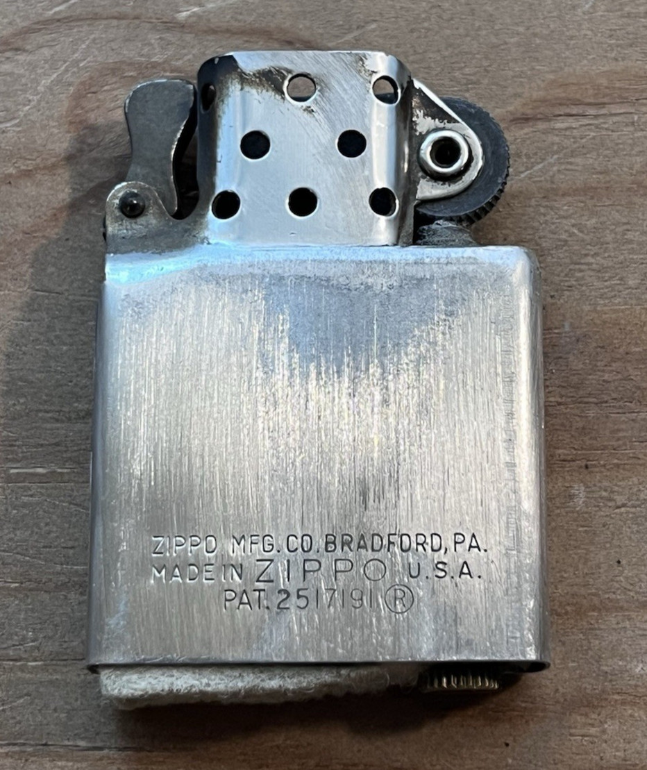 Vintage 1957 Zippo General Telephone System Chrome Advertising Lighter Rare