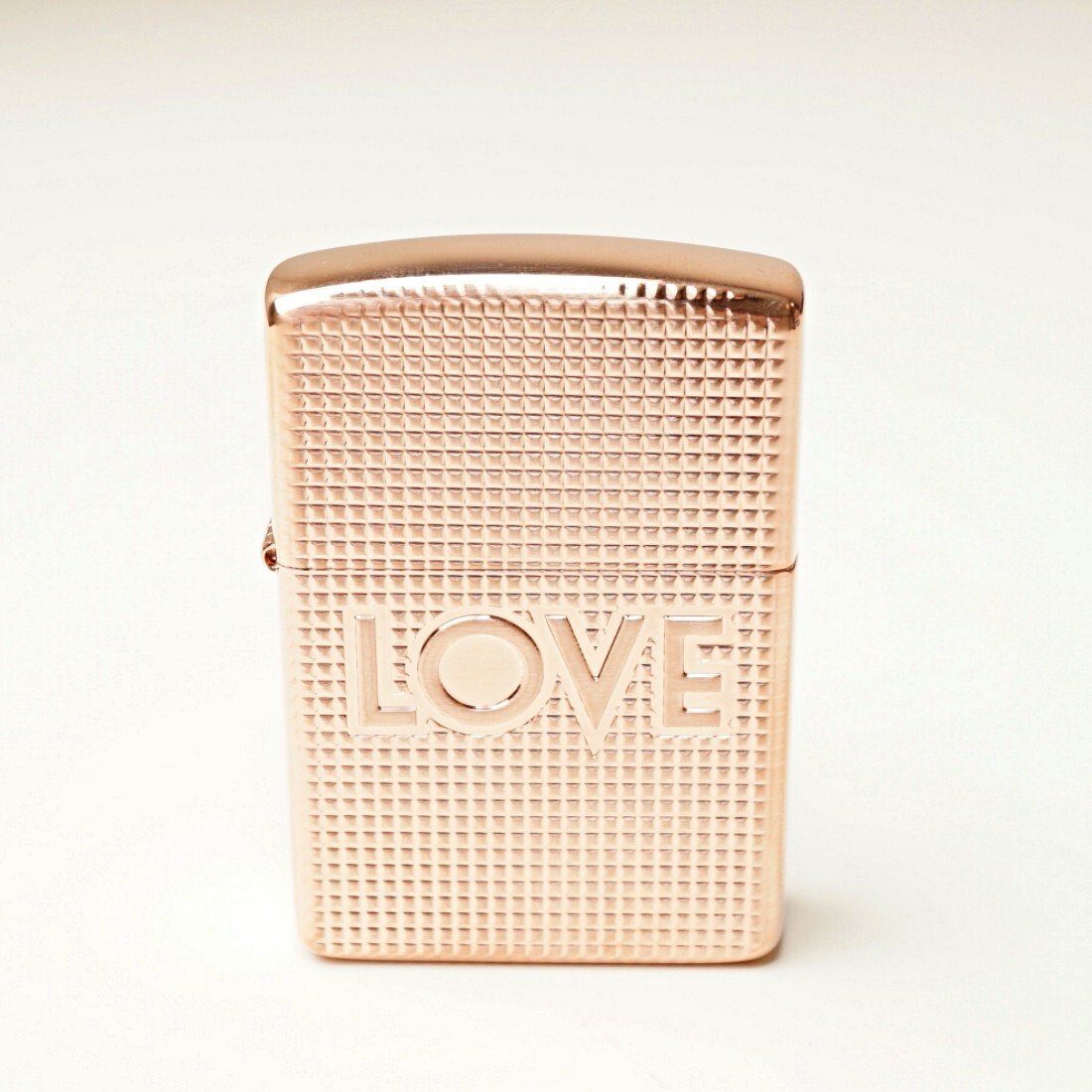 Zippo Lighter Armor LOVE Rose Gold: Windproof, Korean Exclusive 🔸Tracking🔸