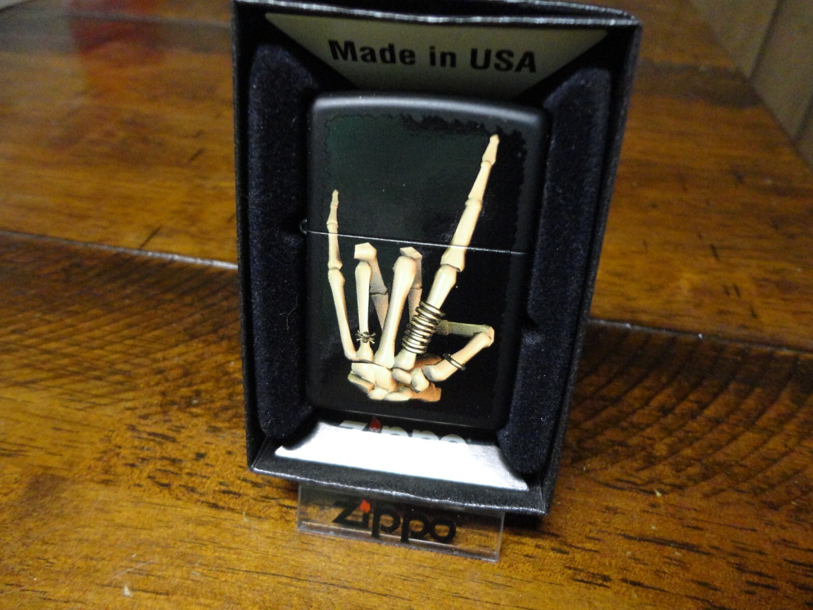 HEAVY METAL SALUTE ZIPPO LIGHTER MINT IN BOX 2013