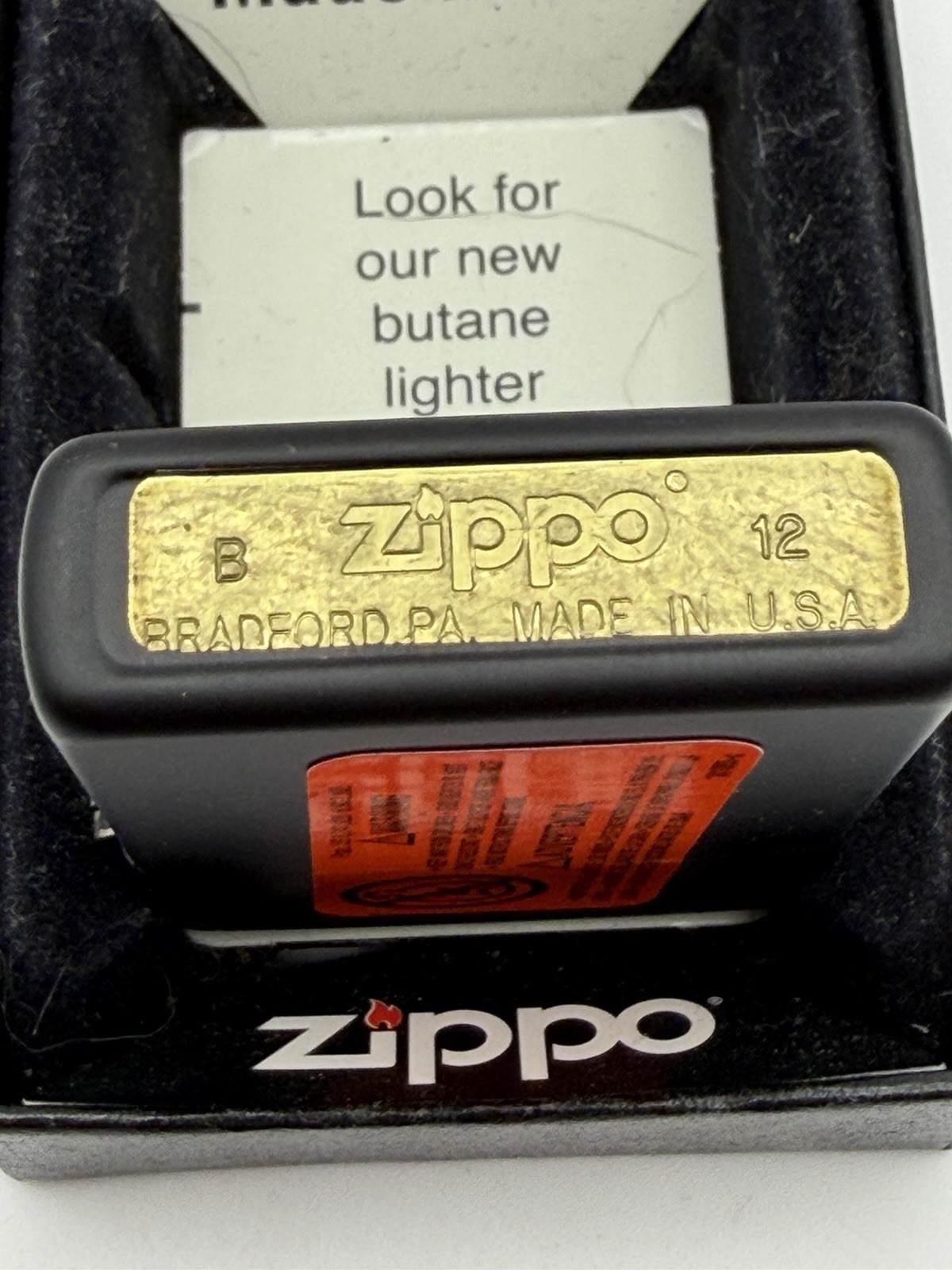 Vintage 2012 Military Wife’s Prayer Black Matte Zippo Lighter New **READ B39
