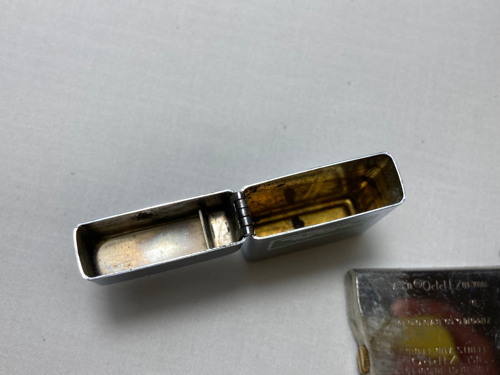 Vtg Advertising Zippo Slim Ebenezer Oil Co. Wellsville NY 75th Anniversary 1991