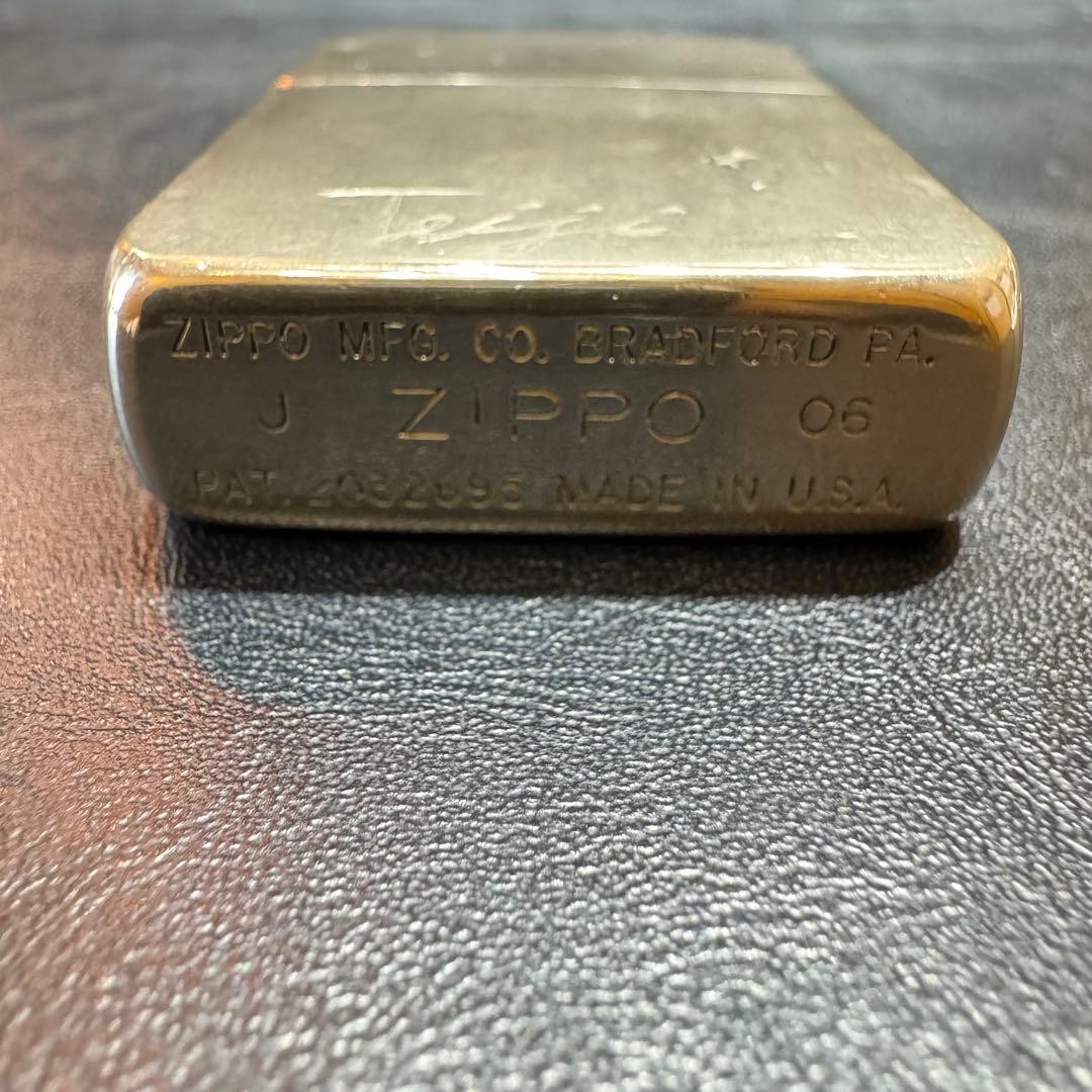 ZIPPO guarantee engraved silver
