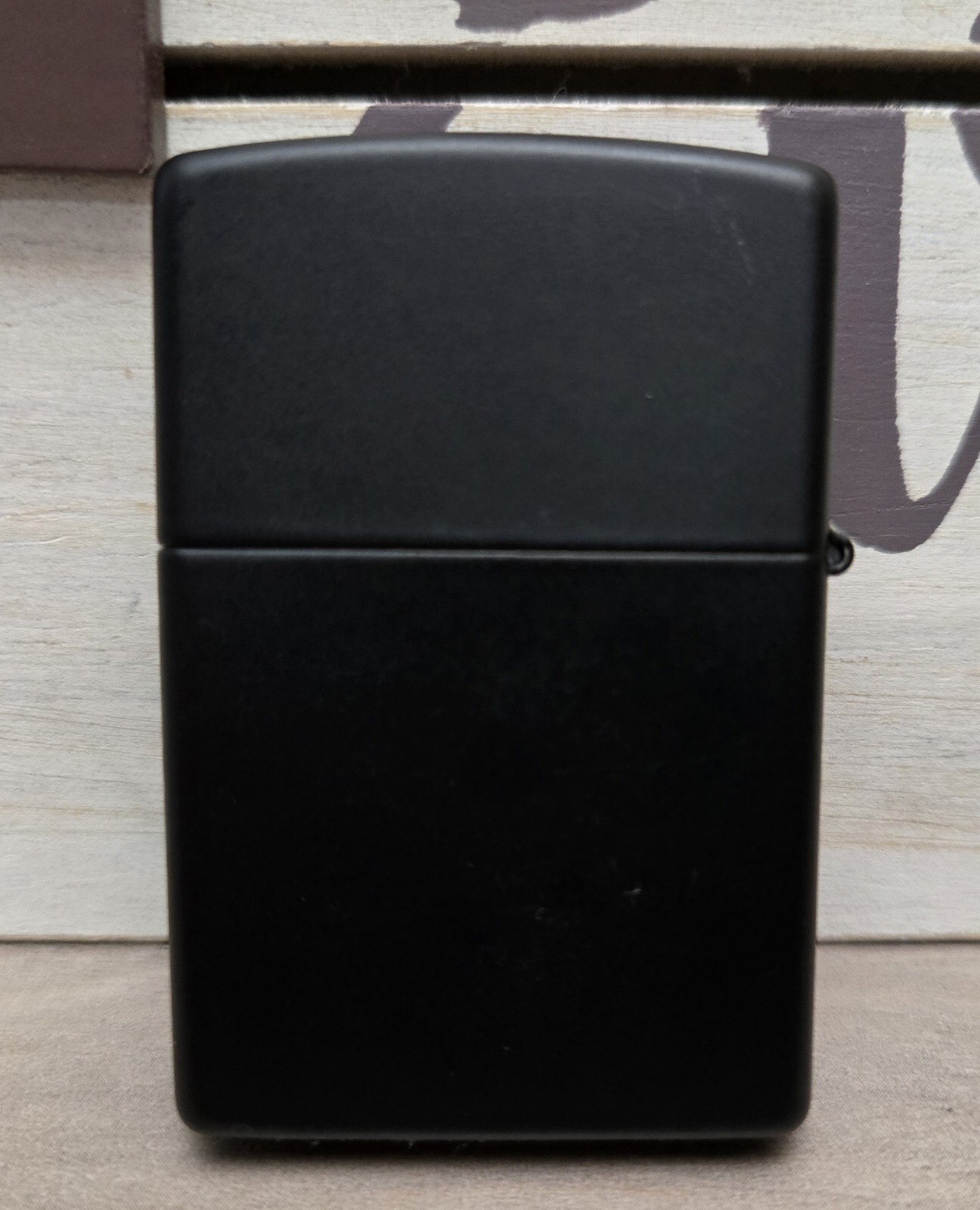 ZIPPO Black Matte Pipe Smoke Brass Lighter Insert Used Tested Works A 18 USA