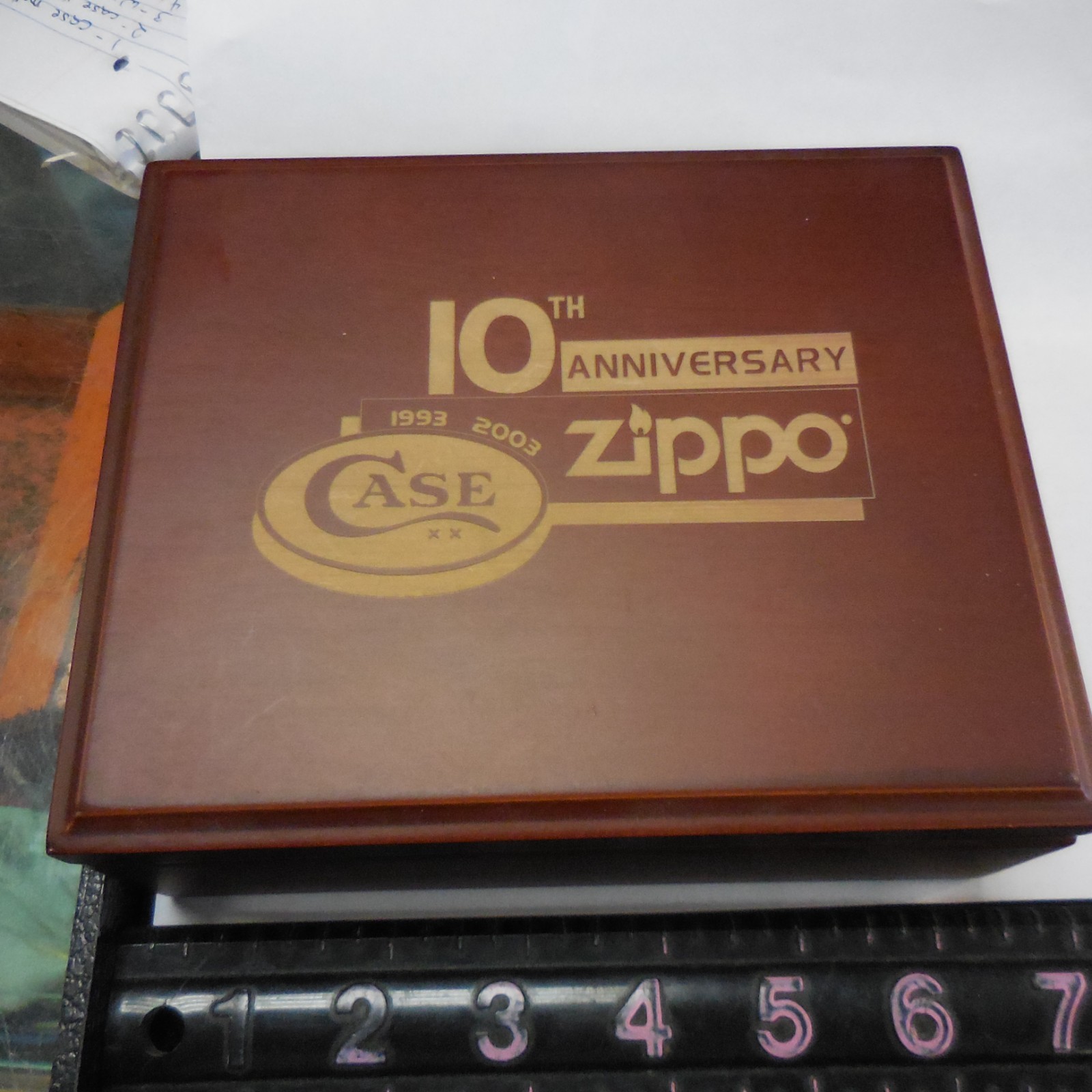 ZIPPO CASE XX 10TH ANNIVERSARY KNIFE & LIGHTER SET IN BOX #652