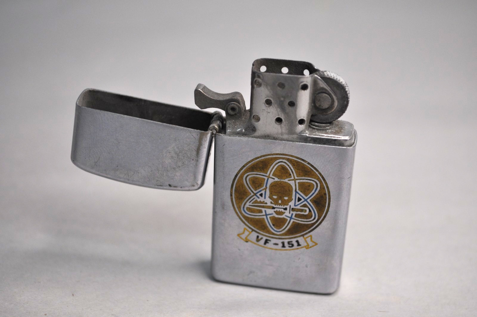 RARE 1978 VF-151 Zippo Vintage US Navy Fighter Vigilantes Squadron Lighter