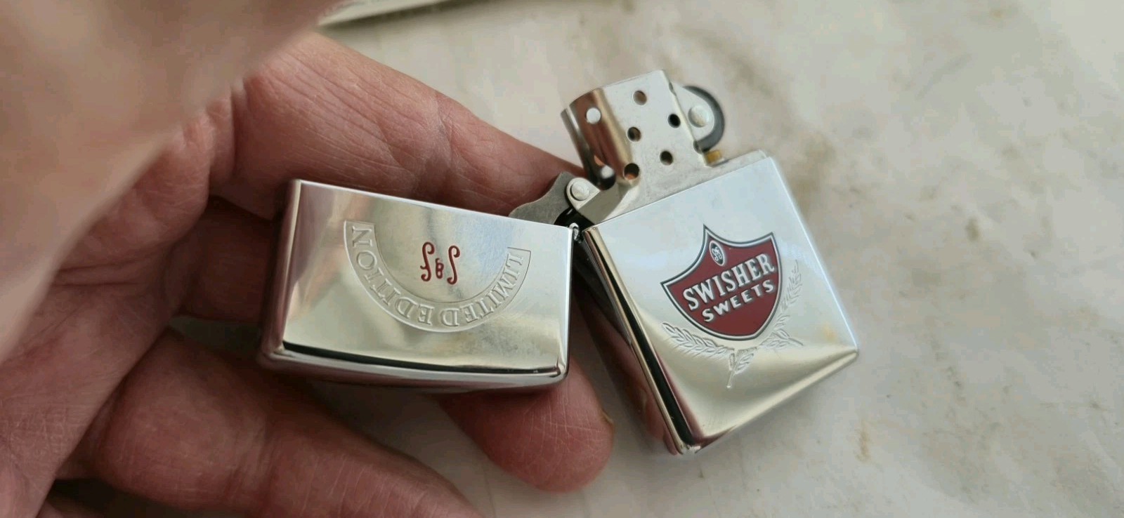 1998 Zippo Advertising Lighter. Swisher Sweets. UNFIRED. With Case