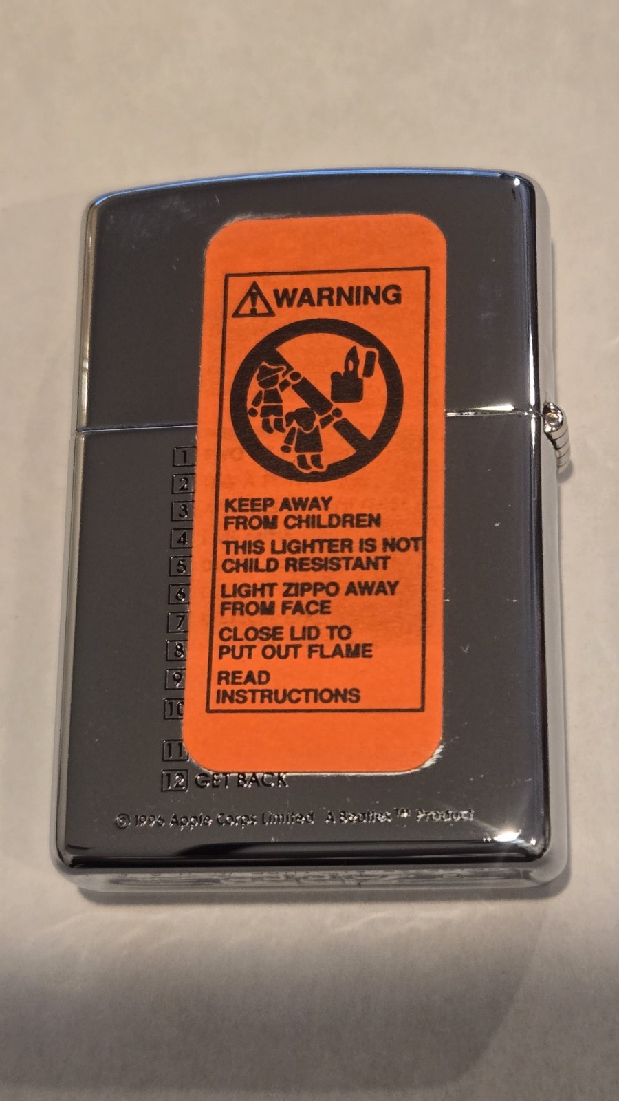 1997 BEATLES Music LET IT BE LP Album Cover Vintage Zippo Lighter NEW Sealed