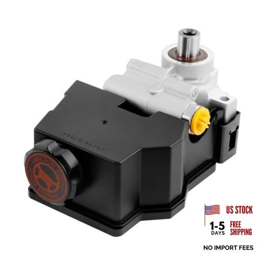 Power Steering Pump, with Reservoir, Compatible with 1998 1999 2000 2001 2002